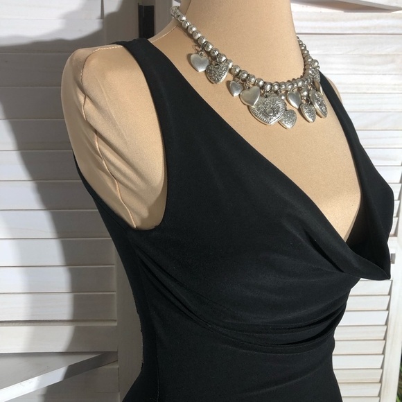 Arden B Black and Gold Y2K Cocktail Dress Small - Picture 5 of 11